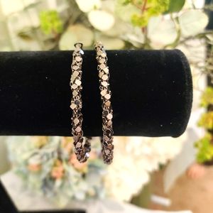 Metallic earrings